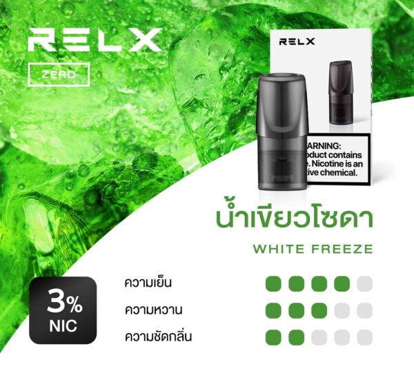 RELX Zero Pods - WHITE FREEZE