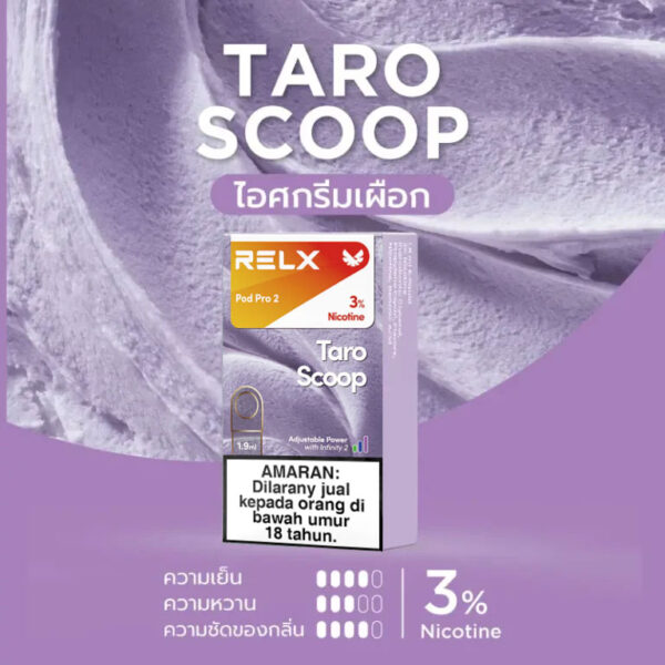 Relx pod - Taro Scoop