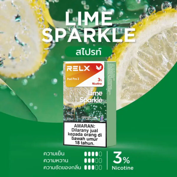 Relx pod - Lime Sparkle