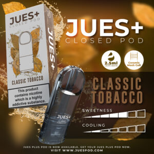 JUES Plus - Classic Tobacco