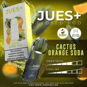 JUES Plus - Cactus Orange Soda