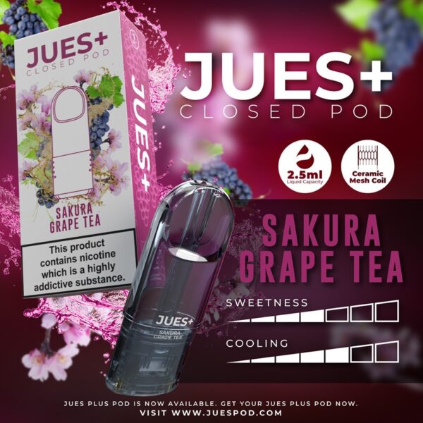 JUES Plus - Sakura Grape Tea