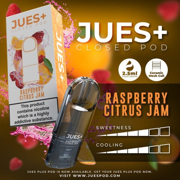 JUES Plus - Raspberry Citrus Jam