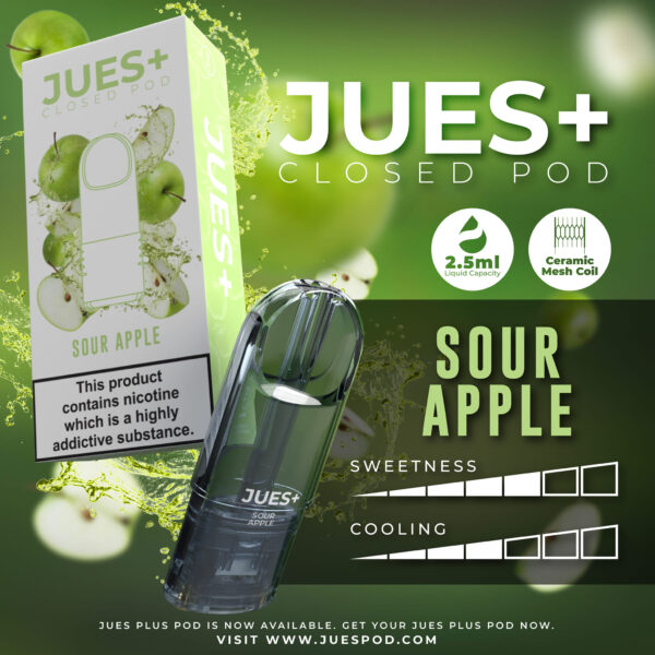 JUES Plus -Sour Apple